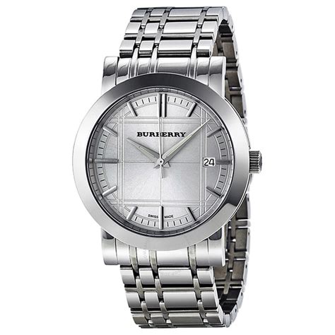 burberry bu1350|Burberry Heritage Silver Dial Stainless Steel Men's Watch BU1350.